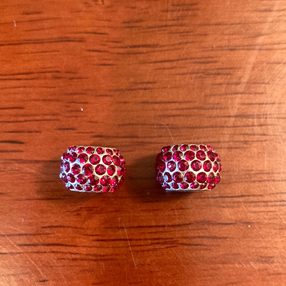 Two Brighton Red Gem Charms